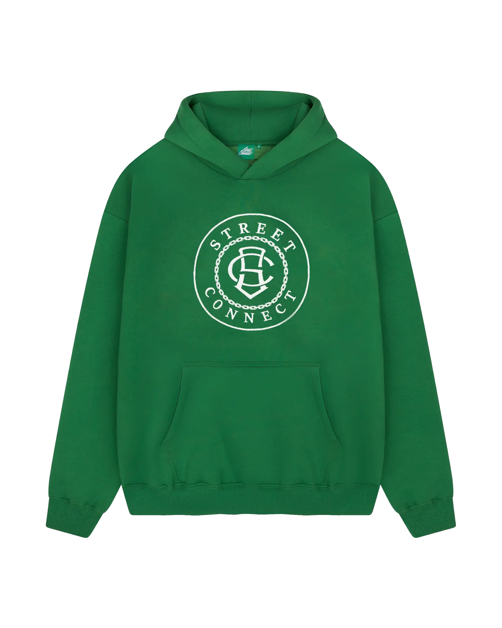CIRCLE HOODED GREEN – Street Connect