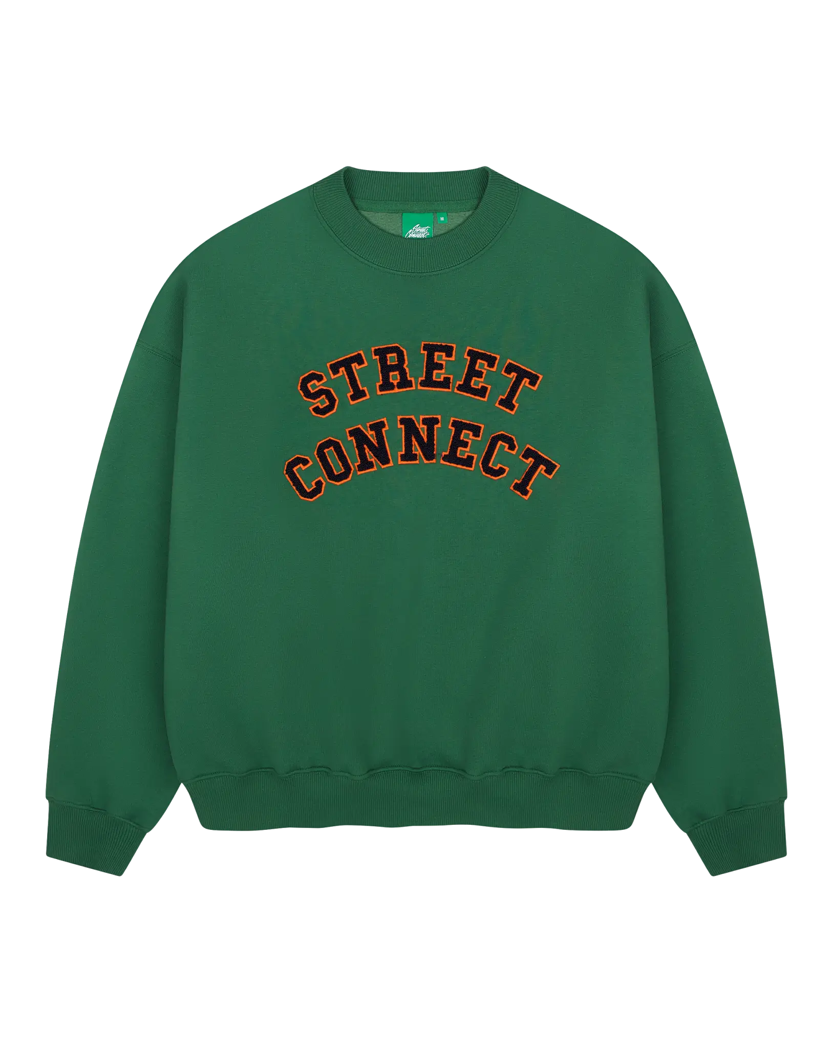 VARSITY CREWNECK GREEN – Street Connect