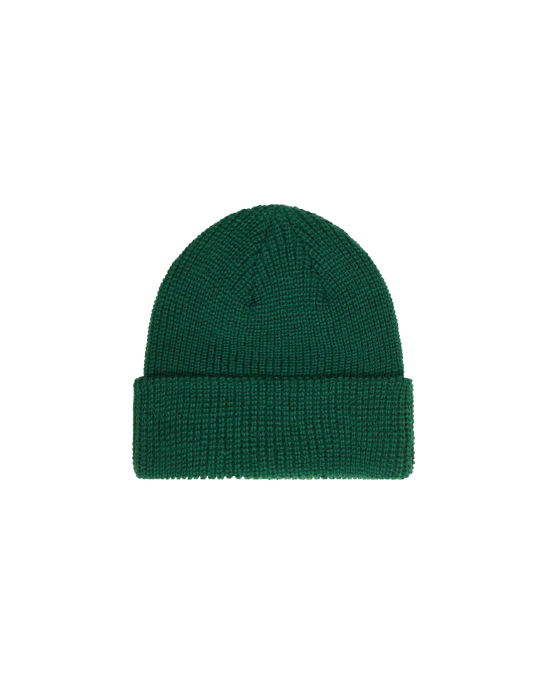 CIRCLE PATCH CUFF BEANIE GREEN