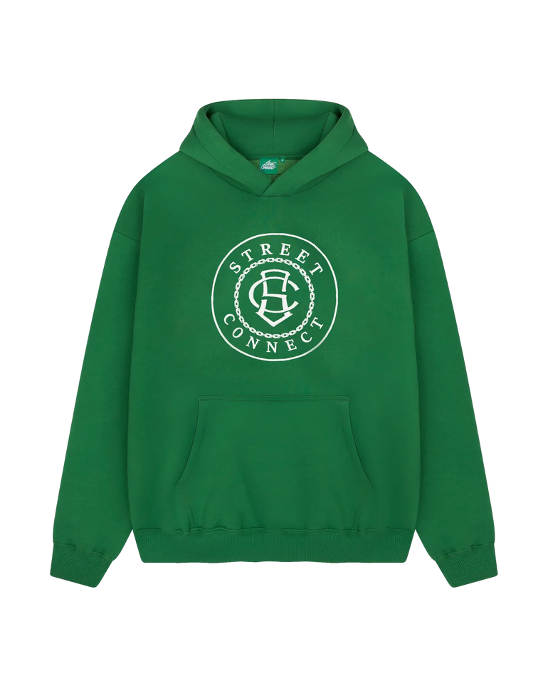 CIRCLE HOODED GREEN