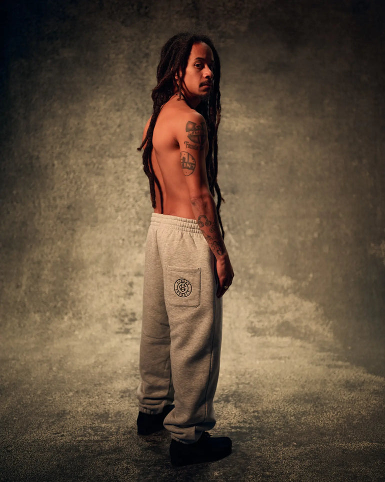 CIRCLE JOGGER HEATHER GREY