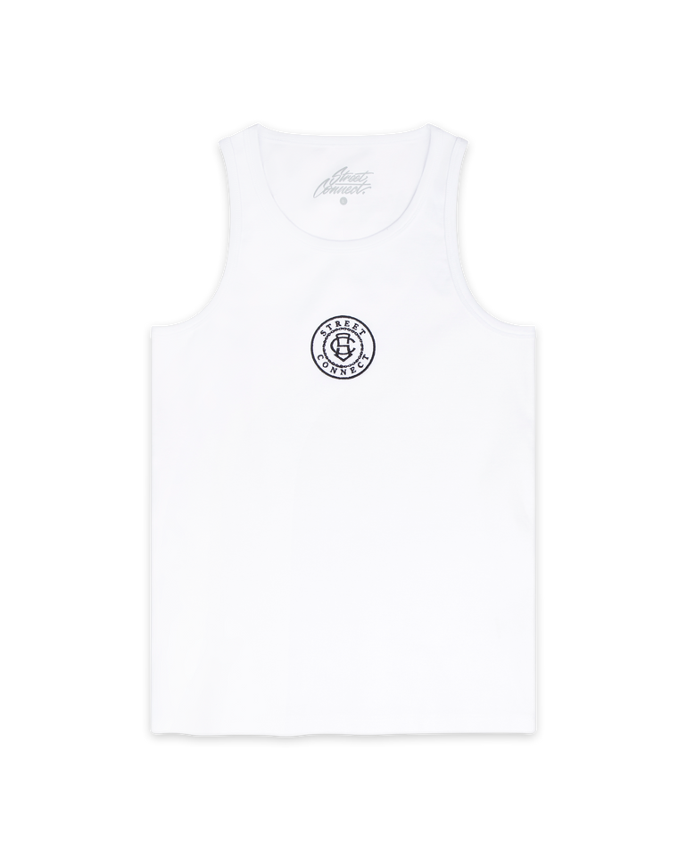 CIRCLE TANK WHITE
