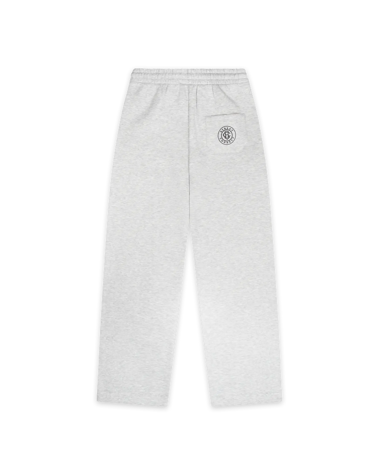 CIRCLE WIDE JOGGER HEATHER GREY