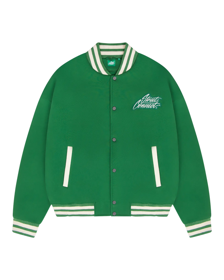 CLASSIC VARSITY JACKET GREEN