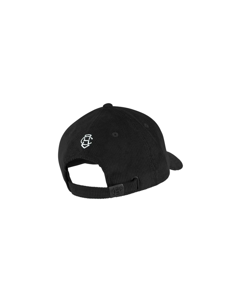 ICON CORD 6 PANNEL STRAPBACK BLACK