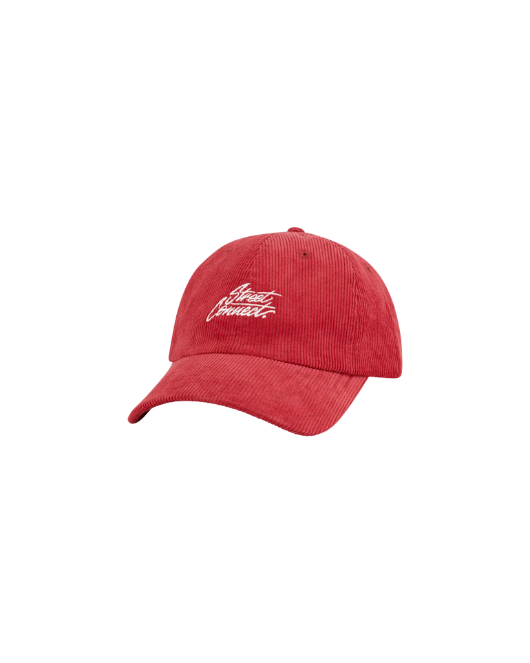 ICON CORD 6 PANNEL STRAPBACK RED