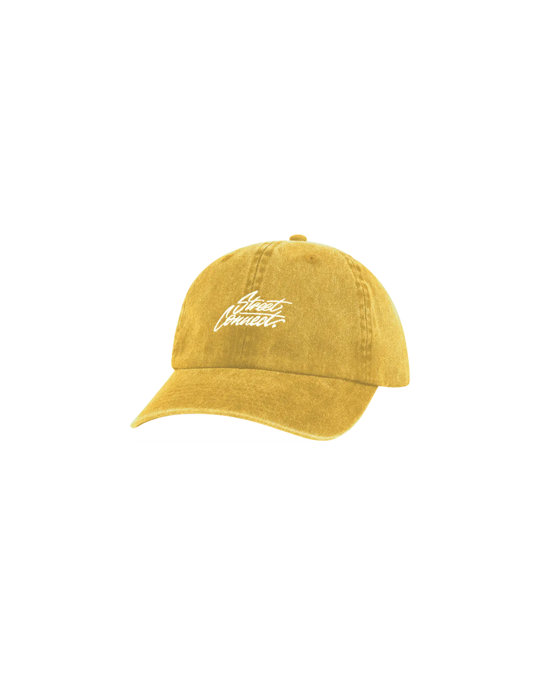 ICON WASHED 6 PANEL STRAPBACK GOLD