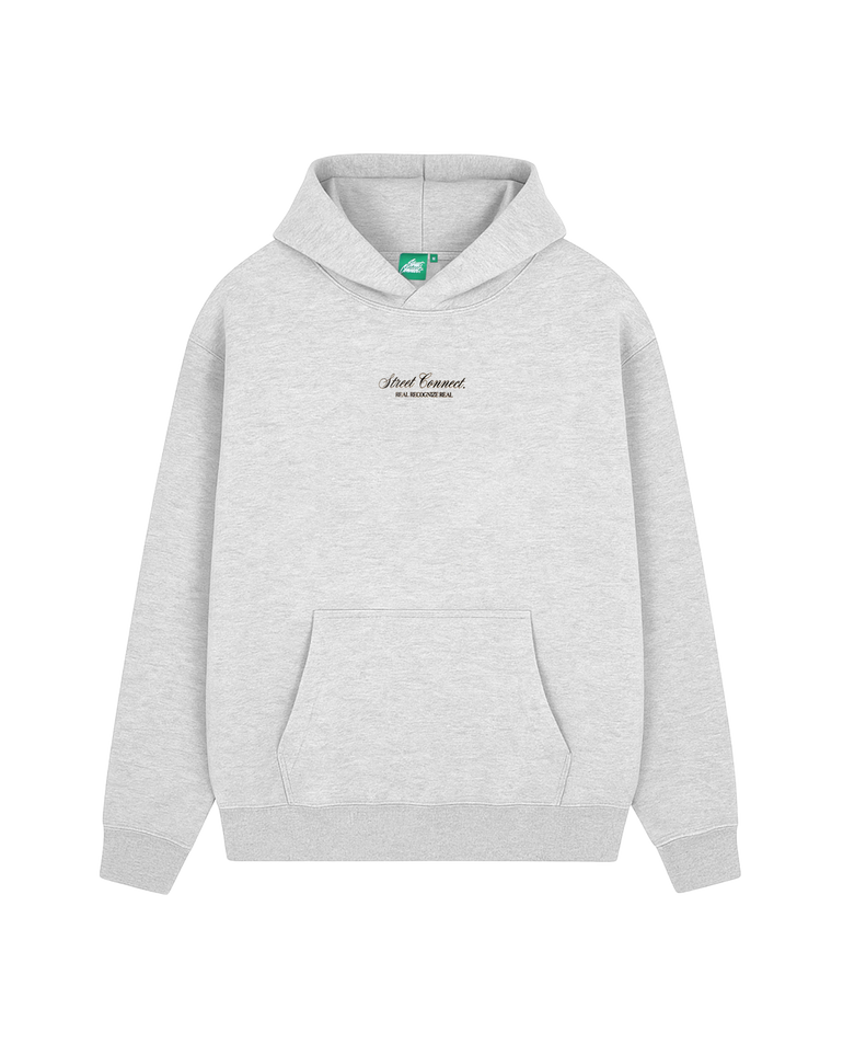RRR HOODED HEATHER GREY