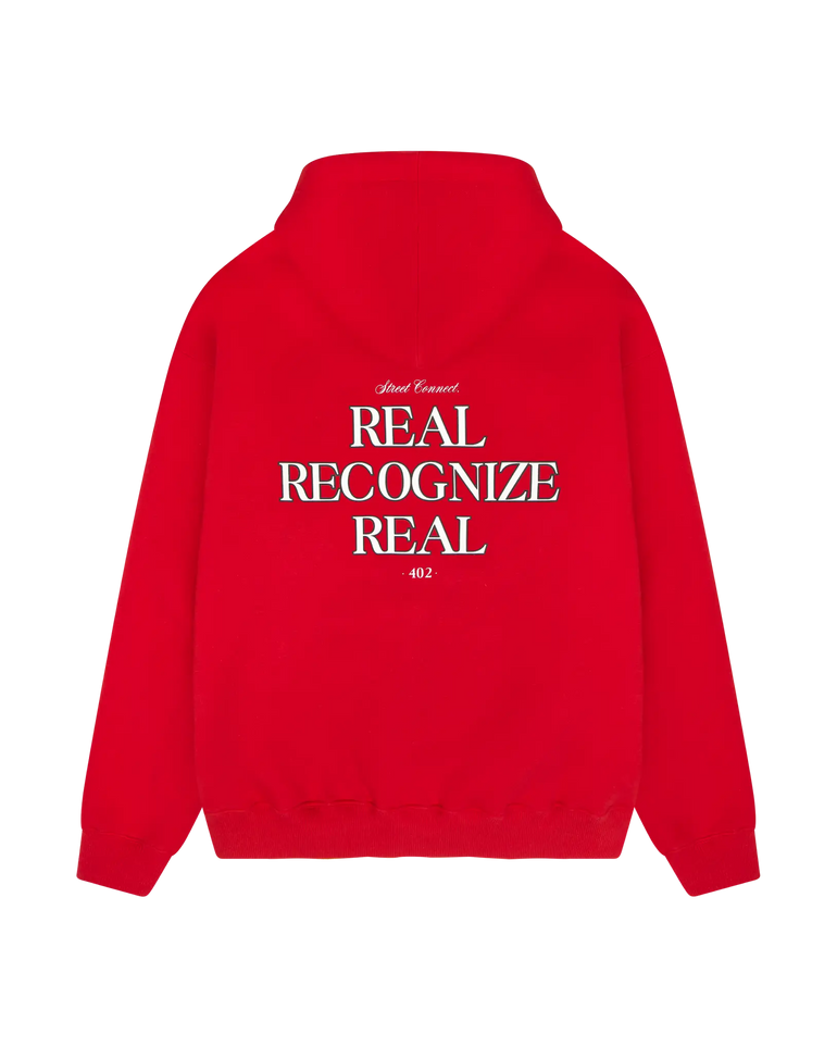 RRR HOODED ZIPPER RED