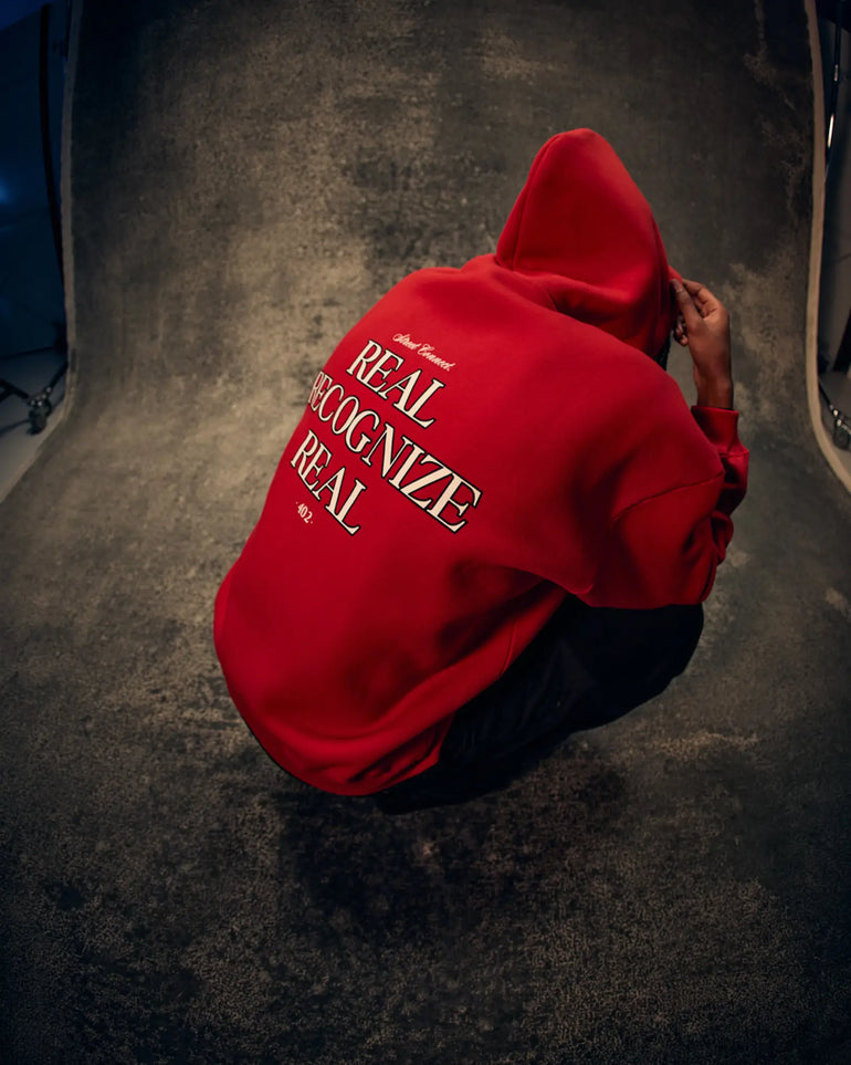 RRR HOODED ZIPPER RED