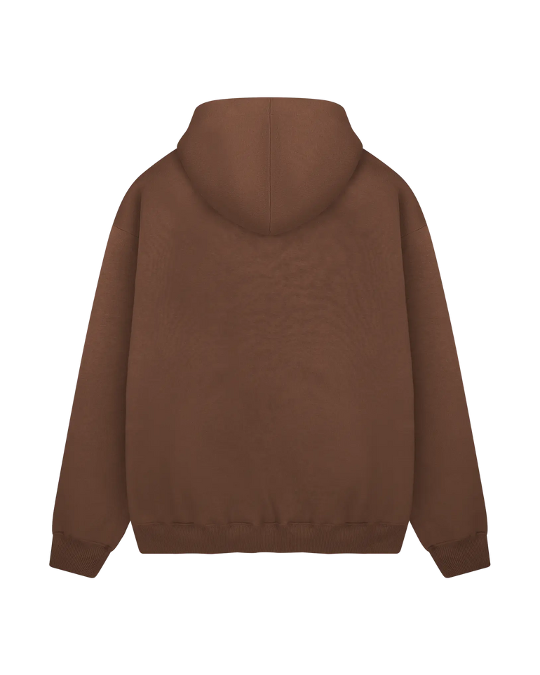 VARSITY HOODED BROWN