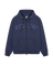 VARSITY HOODED ZIPPER NAVY swatch
