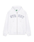 VARSITY HOODED ZIPPER WHITE swatch